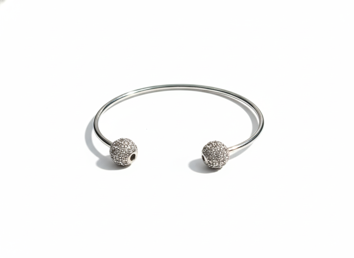SILVER CRYSTAL BRACELET