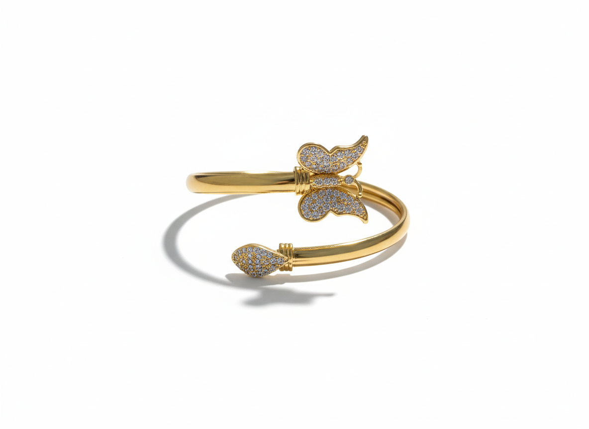 GOLD BUTTERFLY BRACELET