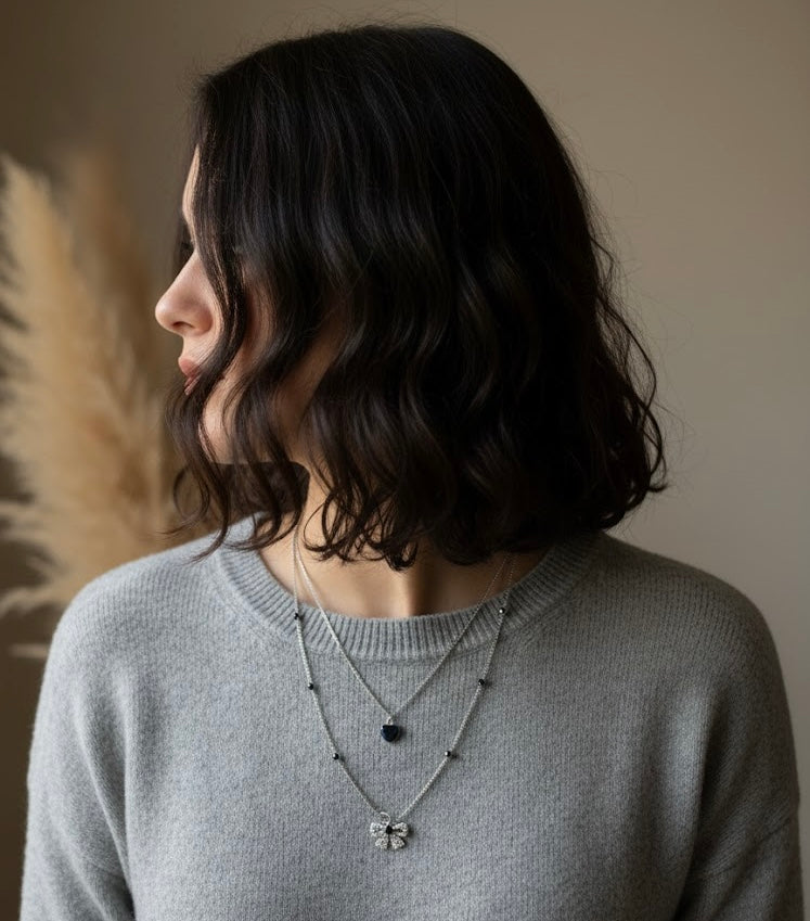 BUTTERFLY LAYERED NECKLACE