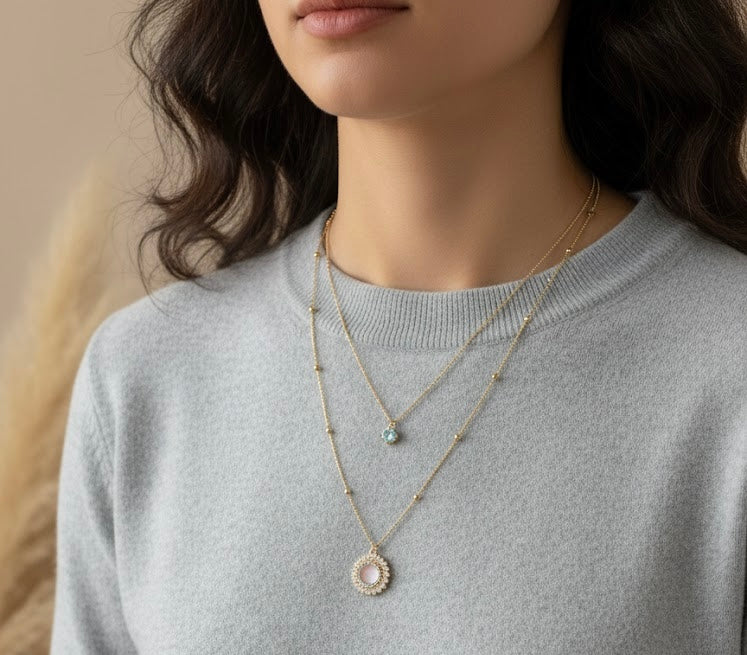 SUNSHINE LAYERED NECKLACE