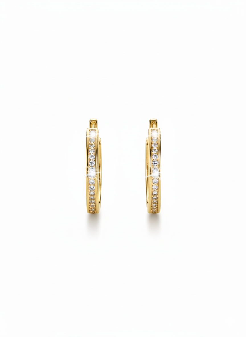 THIN HOOP EARRINGS