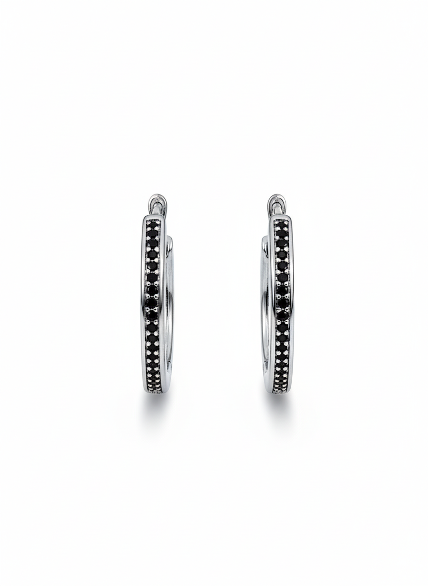 THIN HOOP EARRINGS